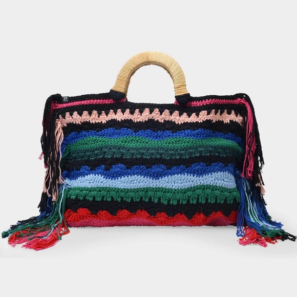 Nannacay Vera Crocheted Tote Bag - Picture 1 of 5